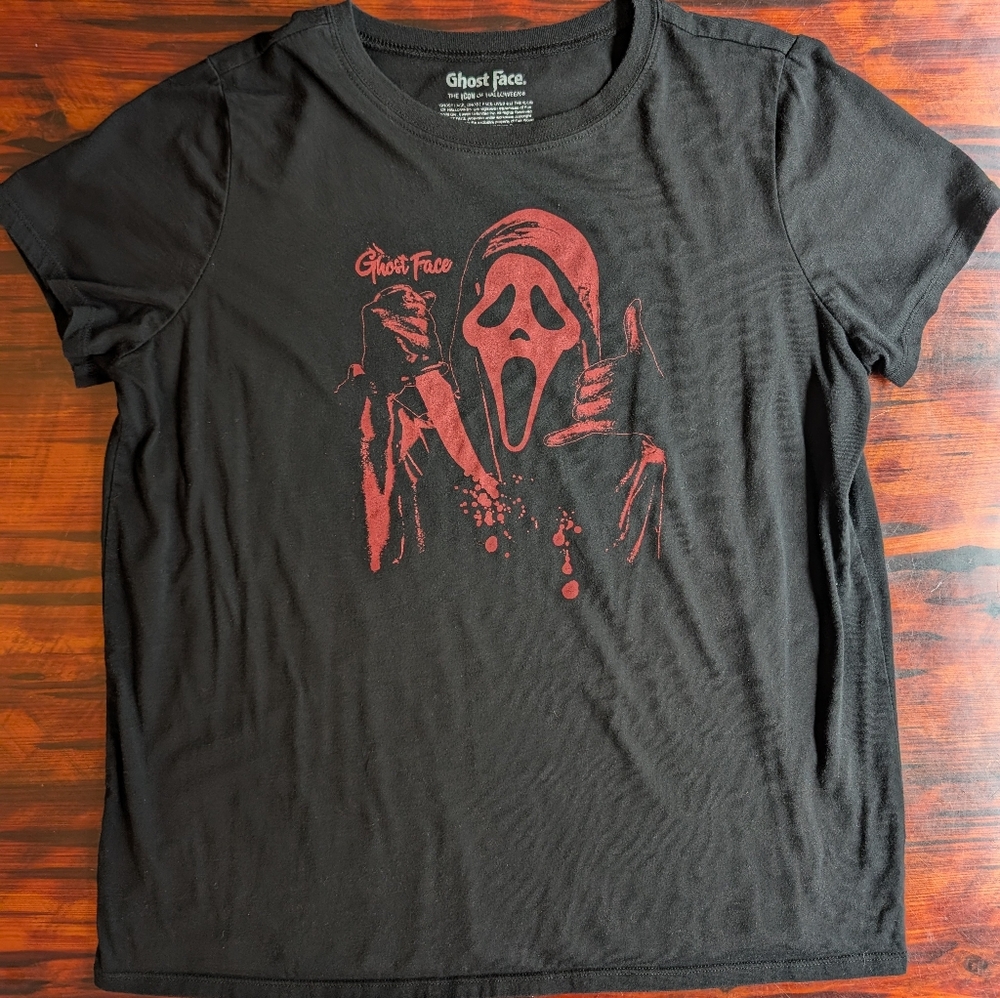 Torrid Bioworld Size 0 Ghostface Scream Tee